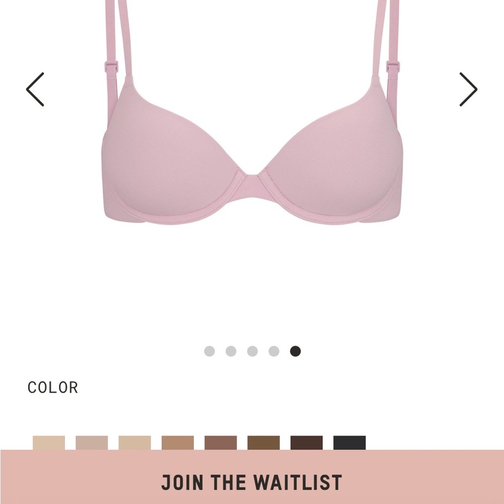 SKIMS T shirt push up bra